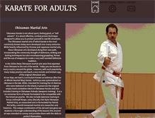 Tablet Screenshot of americanisshinryukarate.com